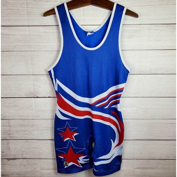 BRUTE Other Brute Vintage Wrestling Singlet Usa Patriot Memorial